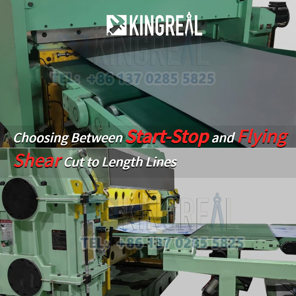 الاختيار بين Start-Stop وFlying Shear Cut حسب طول الخطوط
