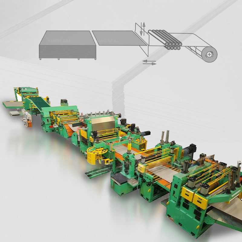 آلة قطع اللفائف إلى الصفائح حسب الطول