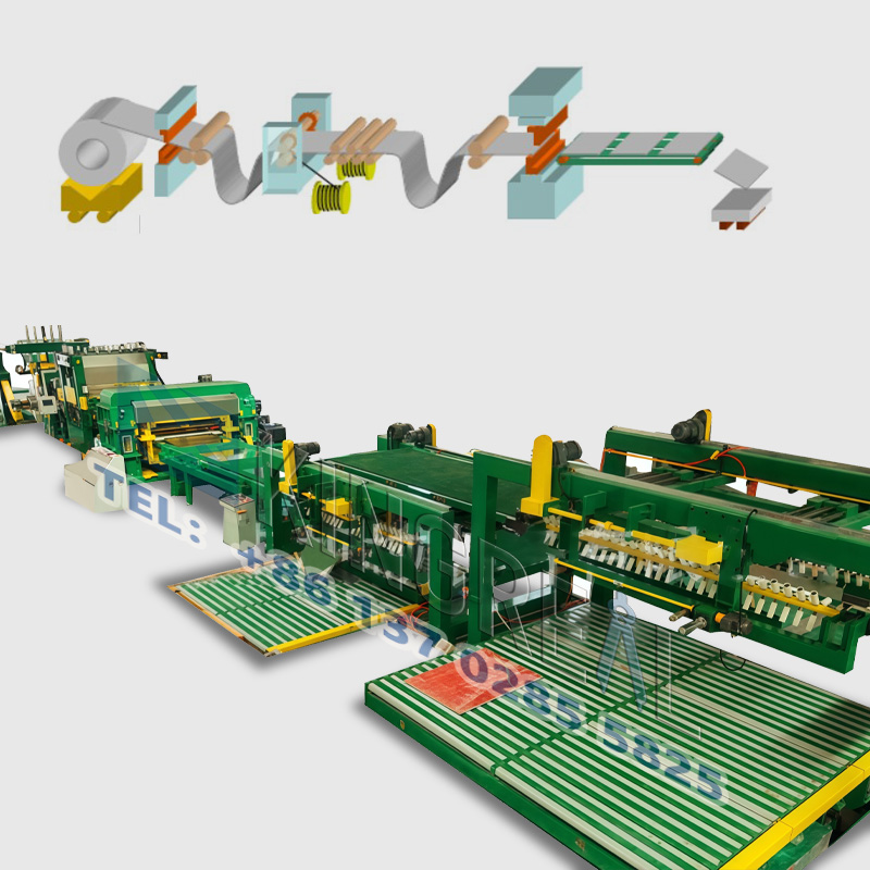 خط إنتاج عالي الدقة للقطع حسب الطول