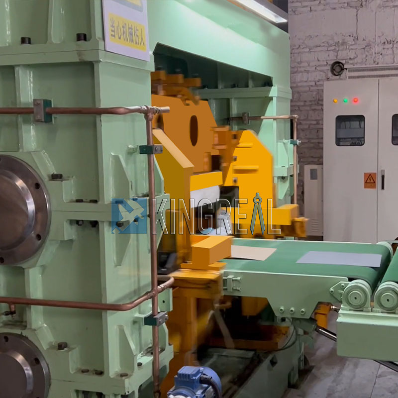 rotary shear cut to length line