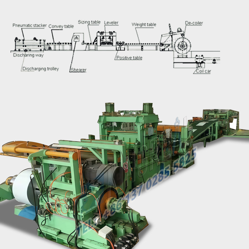آلة قطع الصلب إلى الطول